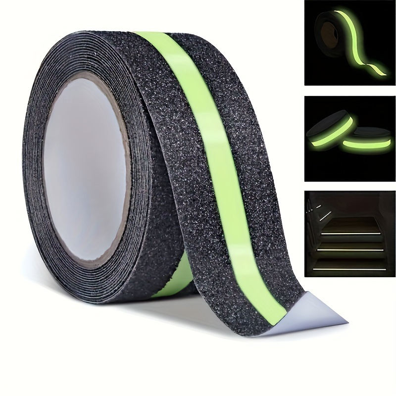 

-the-dark Anti-slip Tape, 118.11" X 1.97", Heavy-duty Grip For Stairs & Steps, Indoor/outdoor Adhesive With Luminous Tape For Stairs