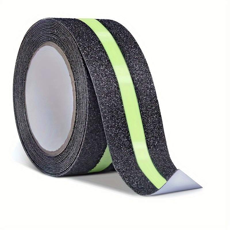 -the-dark Anti-slip Tape, 118.11" X 1.97", Heavy-duty Grip For Stairs & Steps, Indoor/outdoor Adhesive With Luminous Green Stripe Tape For Stairs