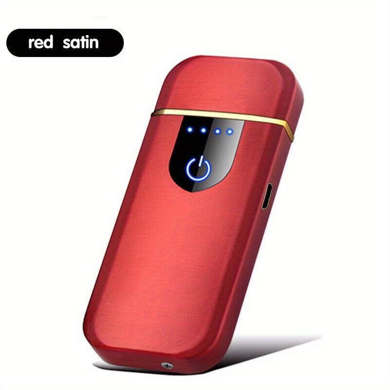 TEMU Arc Rechargeable Windproof And Explosion-proof Electronic Golden Lighter Usb Lighter