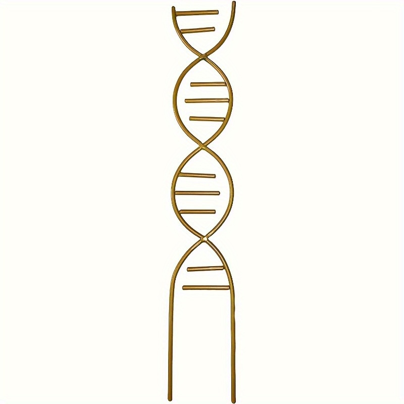 TEMU 1pc/3pcs Golden Metal Plant Support Stake, Indoor Outdoor Climbing Plant Trellis For Potted Vine Ivy Flowers - Garden Trellis For Small Potted
