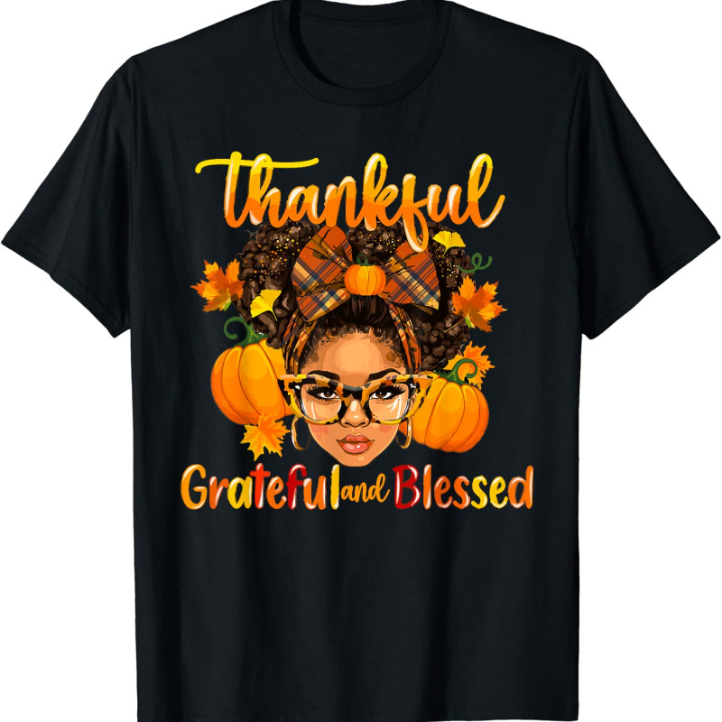 

Thanksgiving Theme Printed Men's Round Neck Cotton Tee Shirt, Lightweight Breathable Outdoor Short Sleeves Top For Daily Life & Sports Activities, Best Summer Choice