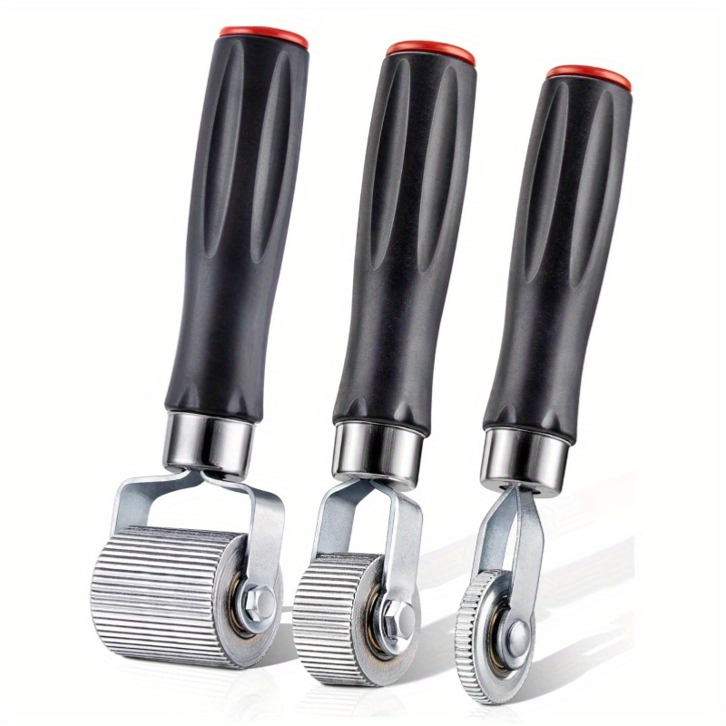 Car Audio Sound Deadening Roller Seam Roller, Heat Abatement Mat Noise Roller Sound Insulation Tool For Auto, Sound Deadener Application Installation Metal Hand Deading Roller Wheel Roller