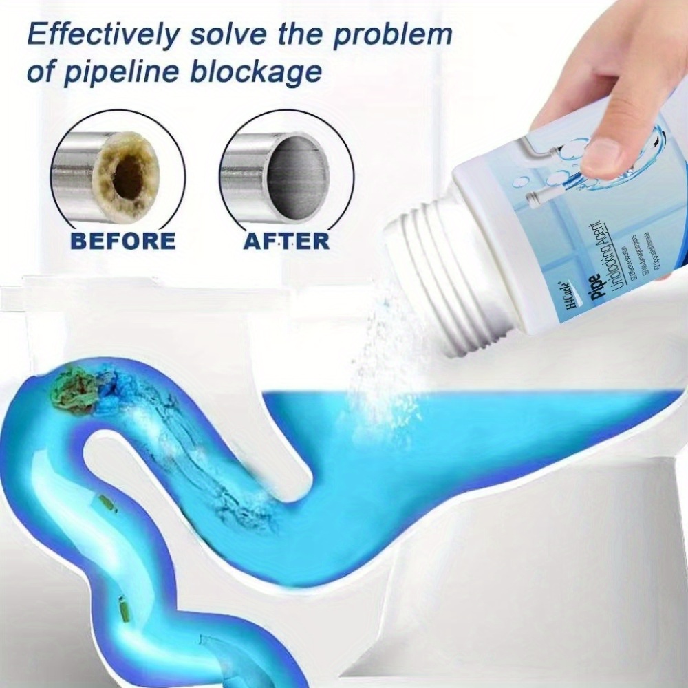   drain cleaner powder pipe unblocker odor eliminator high   sewer sink clog remover safe for pipes kitchen bathroom cleaning agent   350g options details 5