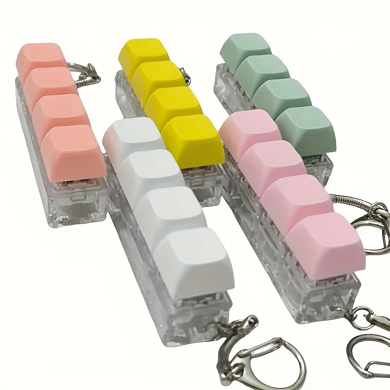 keyboard keycap charm multi color lobster clasp keychain for   perfect valentines gift fashion accessory