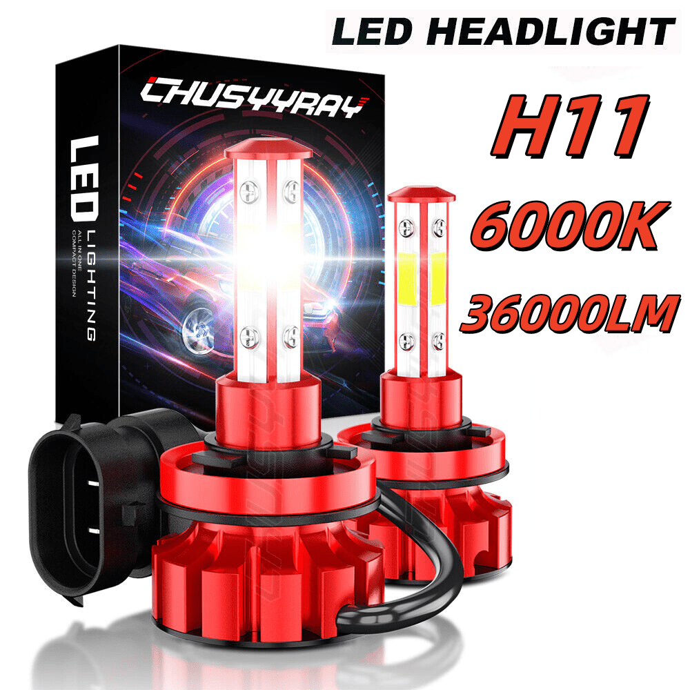 

Led Headlight Bulbs H11 Fit For Altima High/low Beam Bulbs 80w 6000k White 36000lm, Pack Of 2