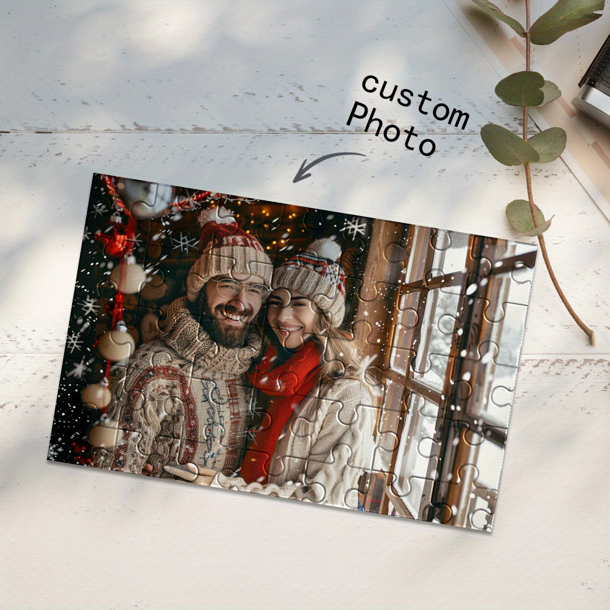 

Personalized Wooden Photo Puzzle - Perfect Gift For Weddings, Anniversaries & Birthdays