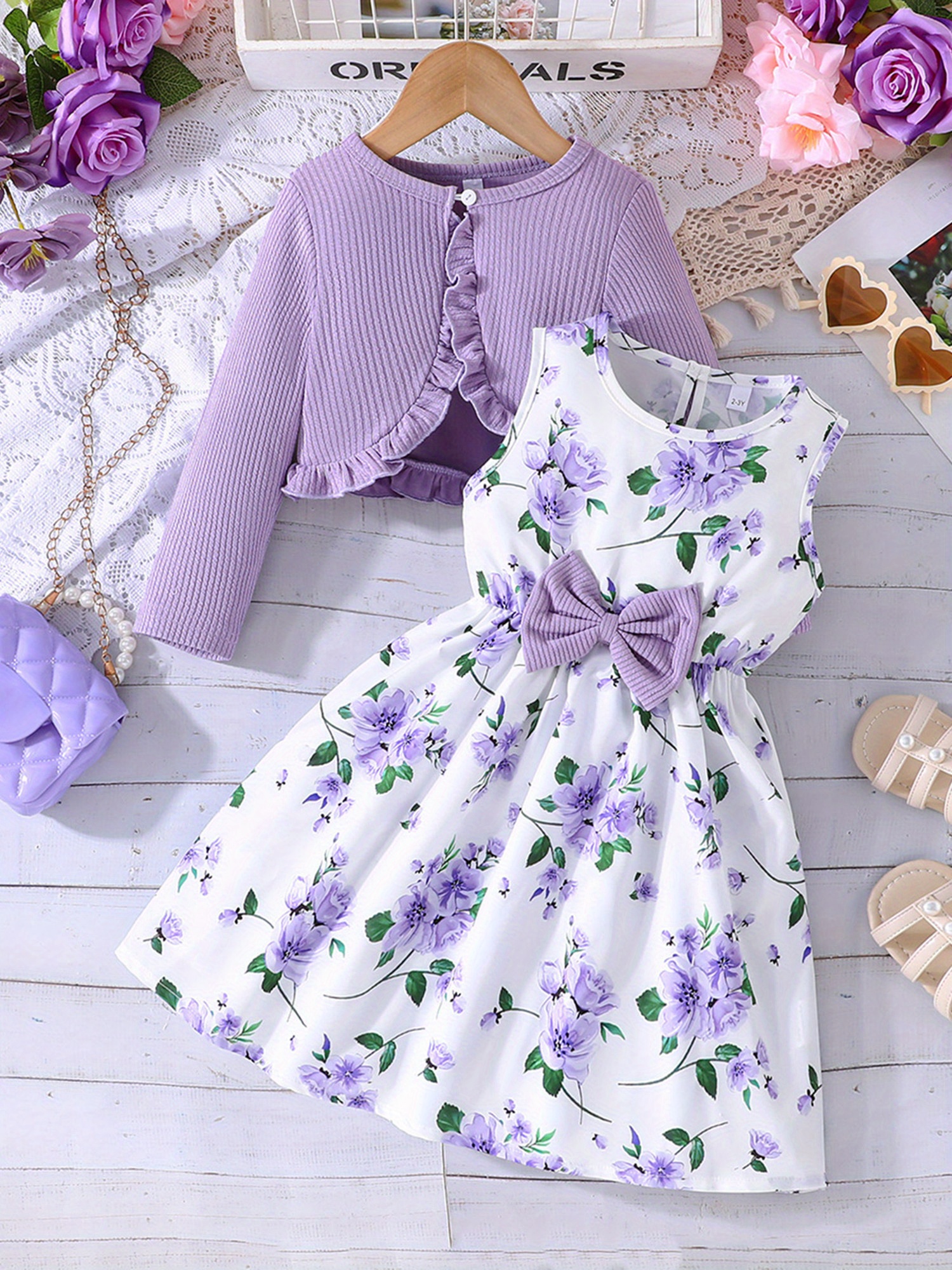 blue dress size 8 Elegant Round Neck Short Sweater Cardigan BBB0224 – Young Social Club main image 1