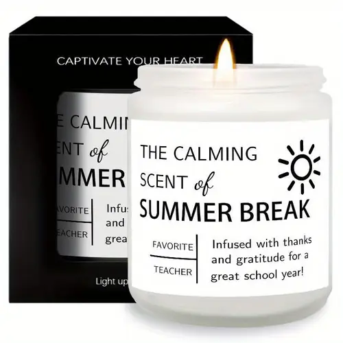 1pc scented candle 5 3oz teacher appreciation retirement farewell best coach principal end of year graduation gifts idea for men women male female from student best frined coworker on birthday teachers day christmas thanksgiving meaningful present