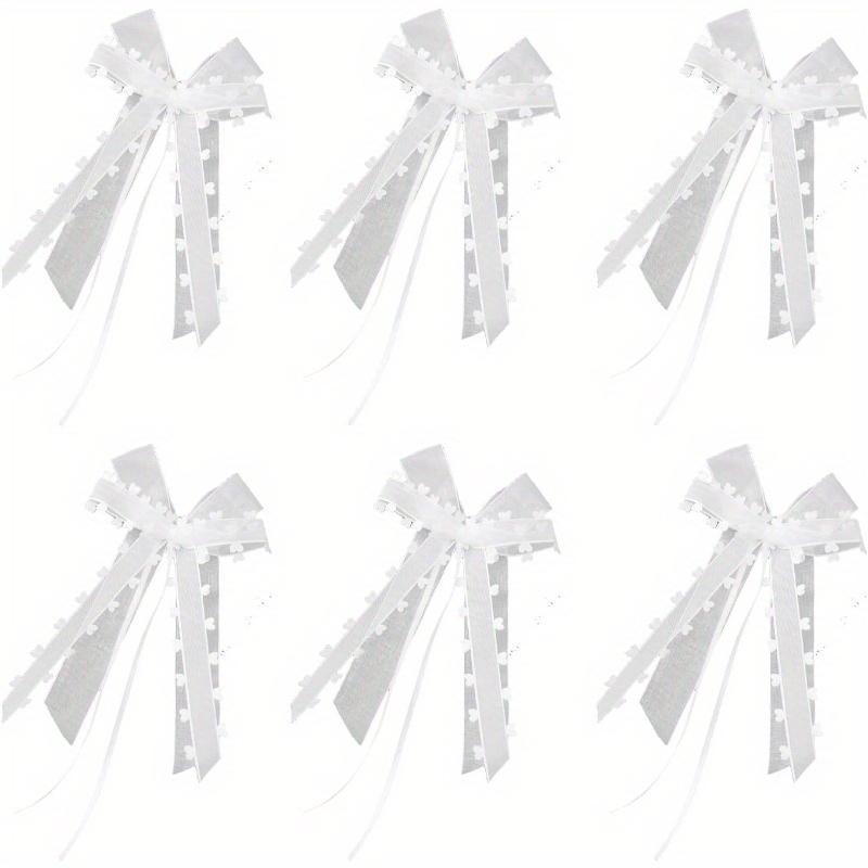 Image of 50pcs Love Heart Yarn Bow Party Wedding Car Decoration Bow Decoration And Peach Heart Yarn Bow