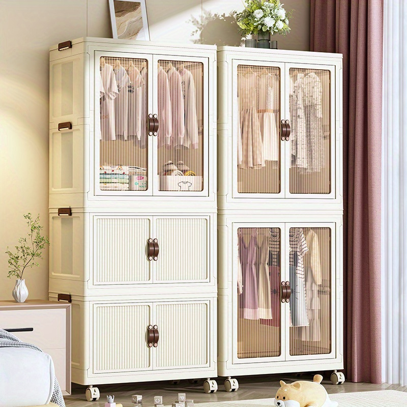 Collapsible wooden wardrobe sales