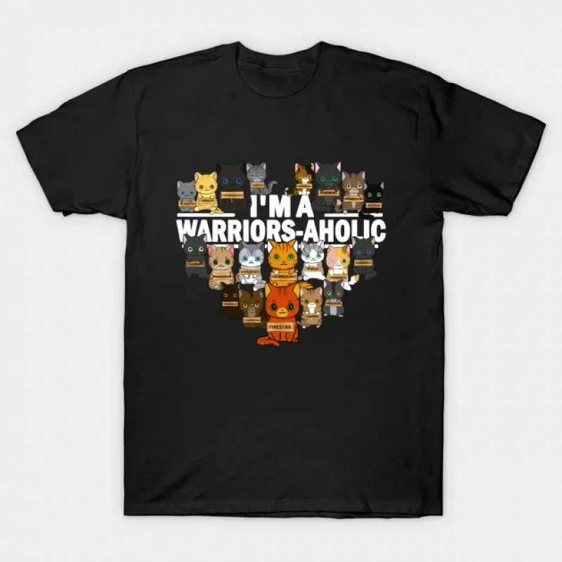 

I'm A Warriors-. Novelty Cat Lovers Warrior Gift T Shirt. New 100% Cotton Short Sleeve O-neck T-shirt Casual Mens Top