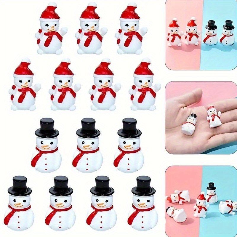 

10pcs Snowman Set - For , Bonsai, & Desktop Decor | Christmas Accessories, Christmas Decor