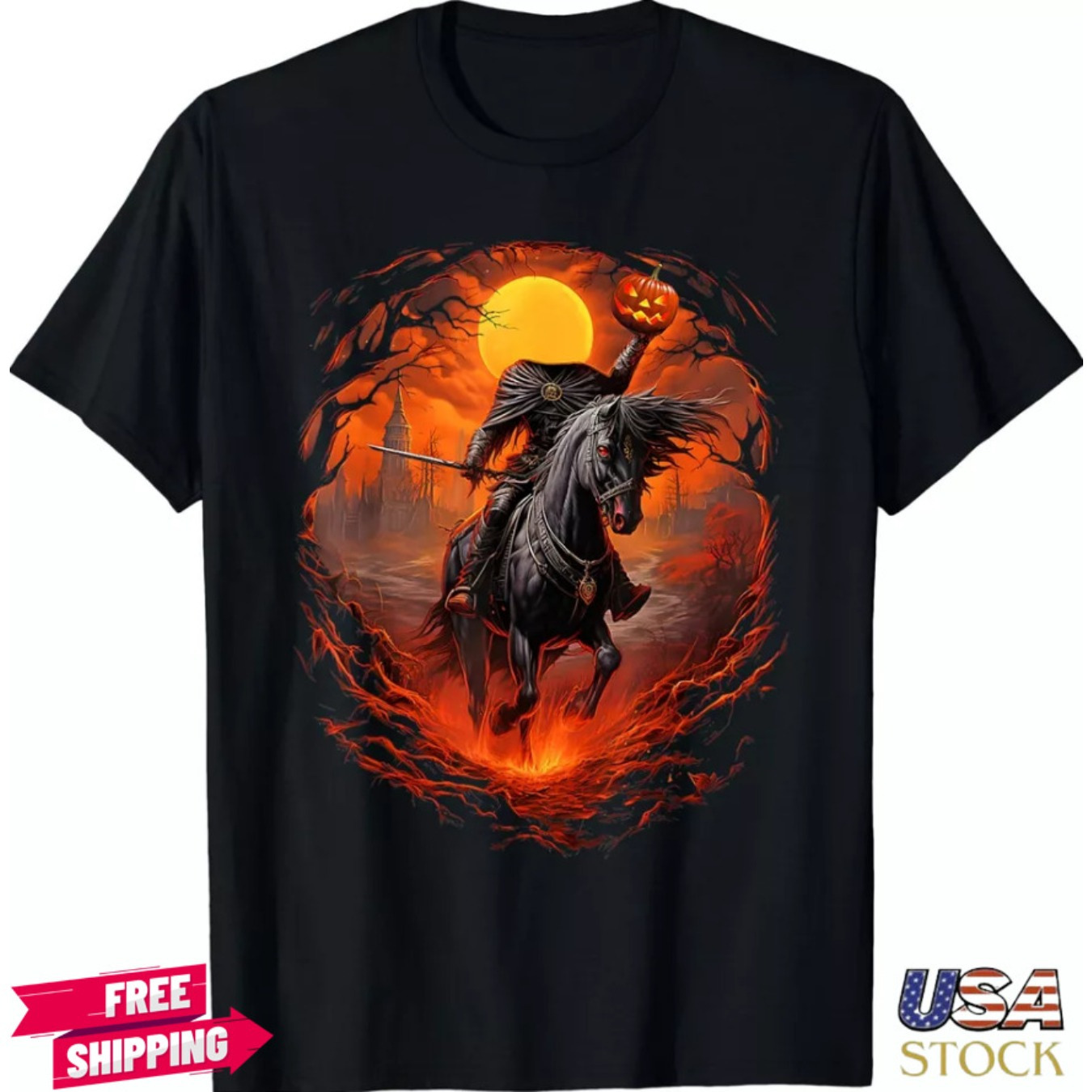 

Funny Scary Pumpkin T-shirt