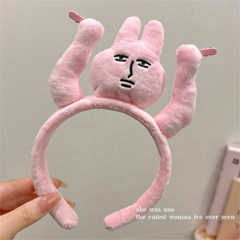 

Interesting Your Hand And Pull Your Hair Hairband Funny Funny Funny Headband Grab Bangs And Hair Bundles Cartoon Hairband.