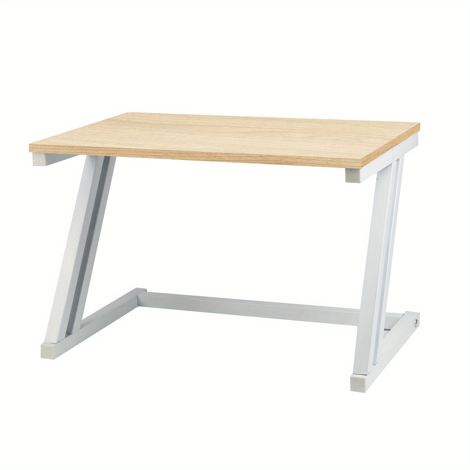 E-shop 2-stöckiges Mikrowellenregal, Aufbewahrungsregal, Küchenregal mit 4 Haken, 57 x 38 x 38 cm