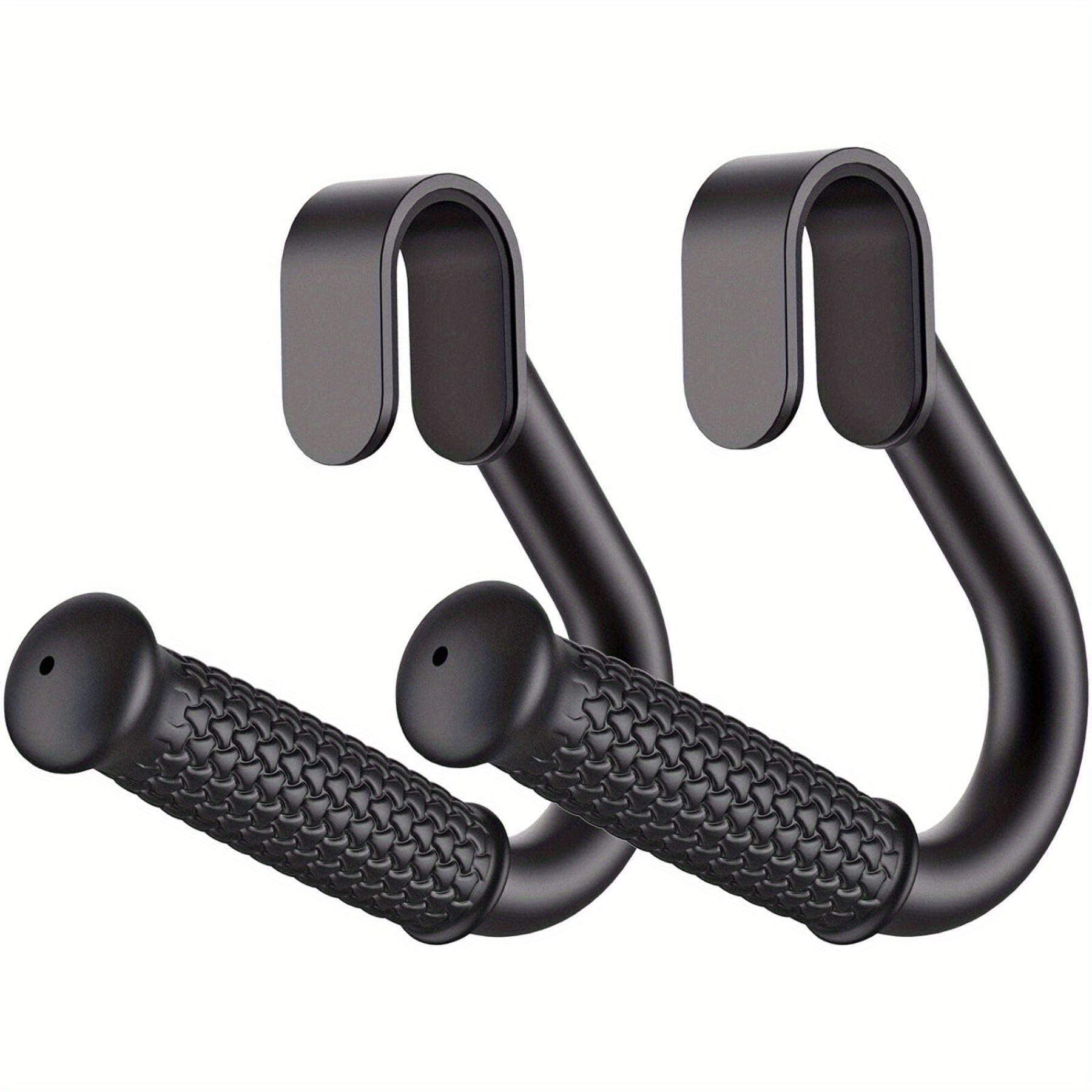 TEMU Kipika Pull Up Handles - Non-slip Rubber Grip Handle Attachment For , Barbells And - Heavy Duty Stretch Attachment Handles For Home Gym Workouts, 1 Pair