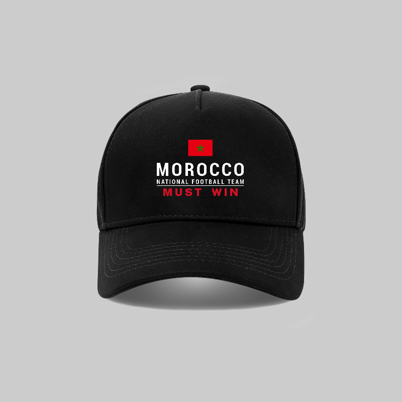 

Morocco National Football Unisex Baseball Cap Casual Adjustable Dad Hat Lightweight Cotton-poly Blend For Outdoor Activities Running Exercise