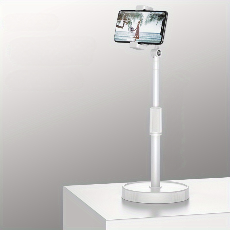 1pc Adjustable Compact Universal Phone And Tablet Stand - Ergonomic, Multi-angle Holder - Abs Material, Fits All Mobile Devices For Home And Office Desk Use