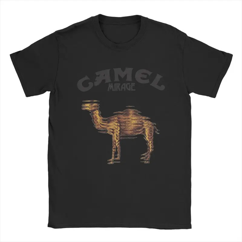 

Camel Mirage Band T Shirt Men's Pure Cotton Crew