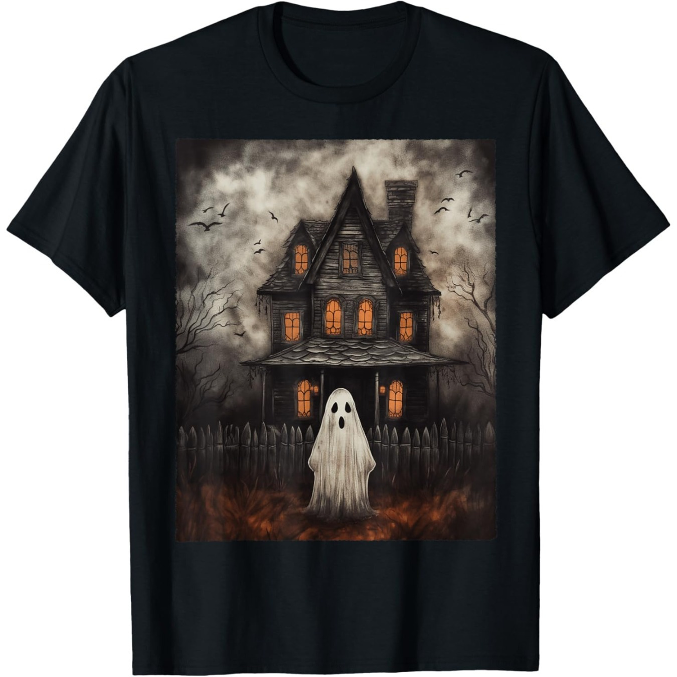 

Vintage Haunted House Midnight