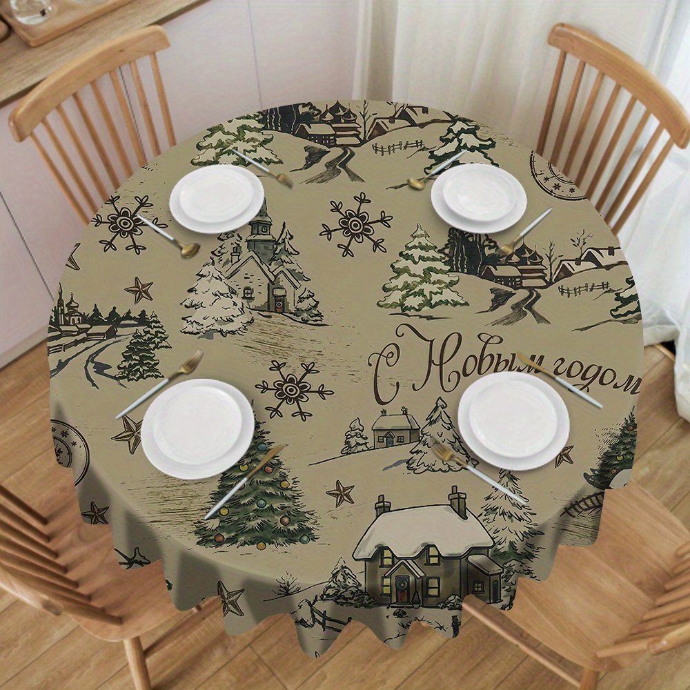basteltischdecke druck festliche