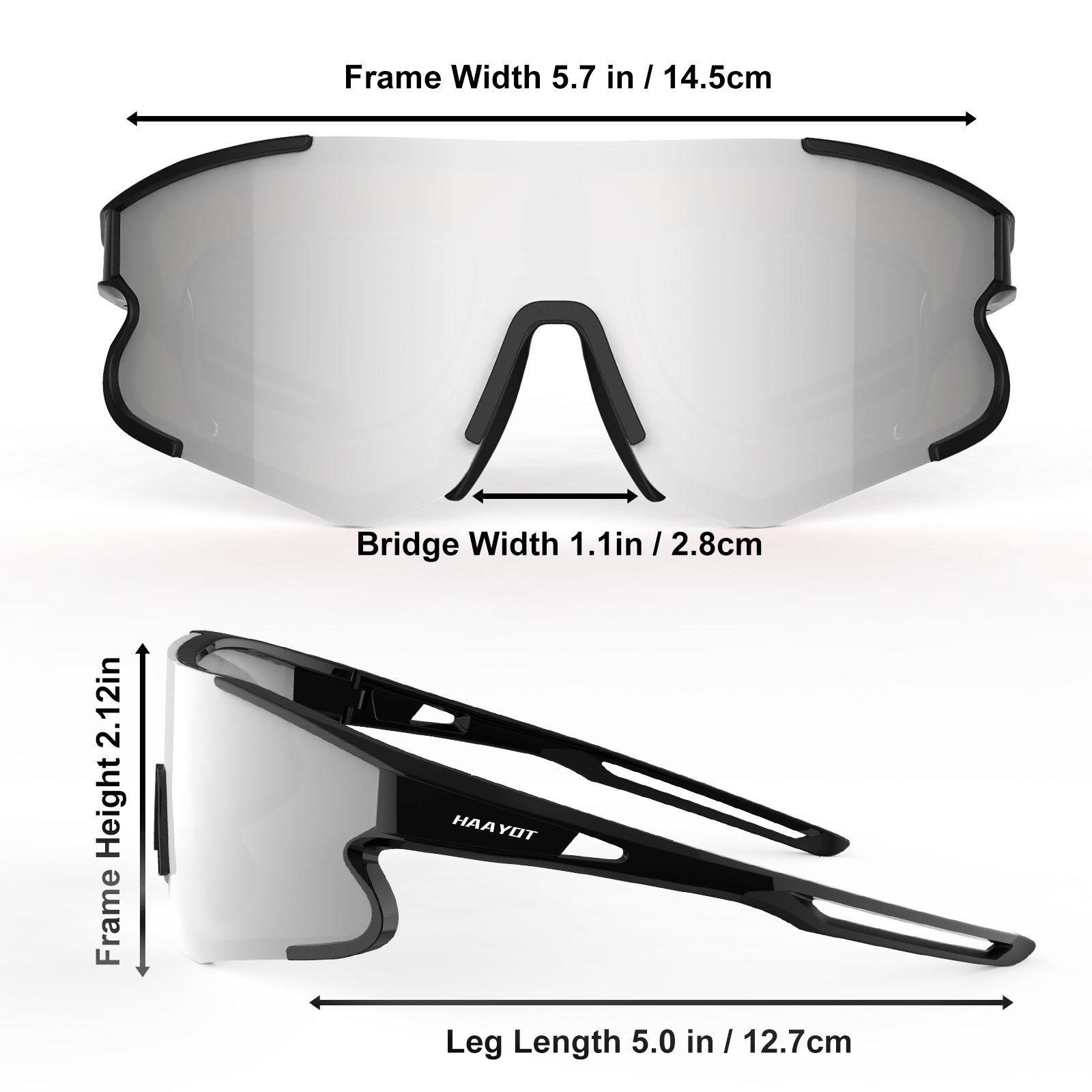 Lunettes De Sport Anti-UV400 Anti-Buée 3 Lentilles - Protection Cyclisme Randonnée Course