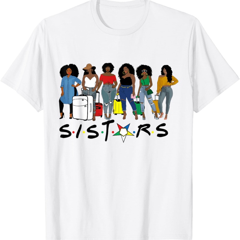 

Oes Sistars Traveling Afro Sisters Mother's Day T-shirt