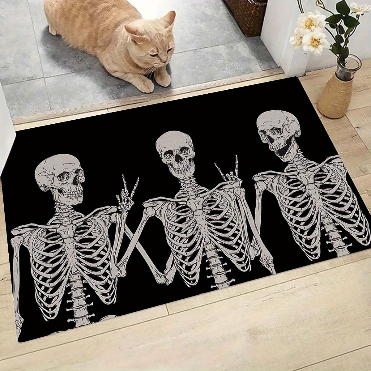 

1pc Halloween Rug, -fouling Rug, Rug, , , Bathroom Mat, Decoration Rug,