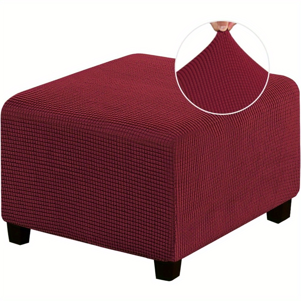 RTSFKFS Housse Pour Petit Pouf Carré 35x35 45x45 Extensible