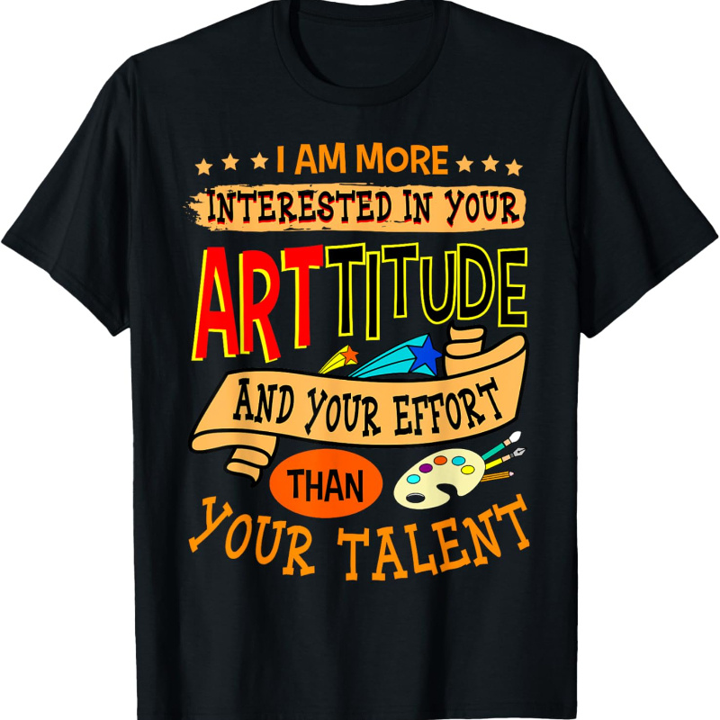 

Art Teacher Student School Artist Illustrator Painter T-shirt