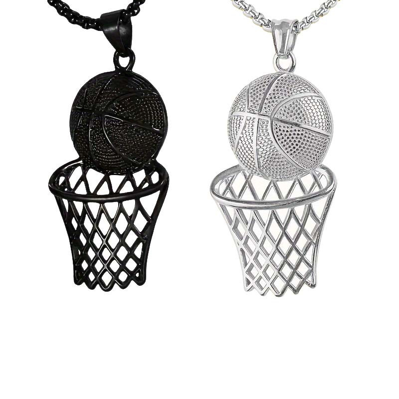 Basketball Hoop Basketball Necklace For Guys Basketball Locket