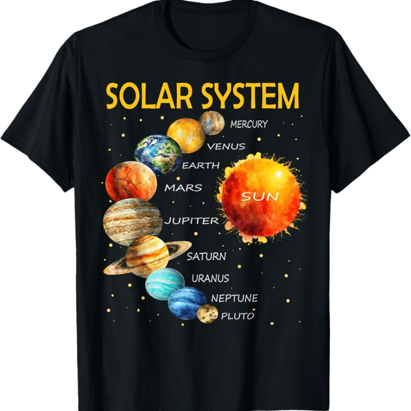 

System Planets For Boys Girls Youth T-shirt