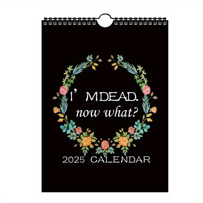 m-dead-2025-wall-calendar-2025-end-life-plannercalendar-temu