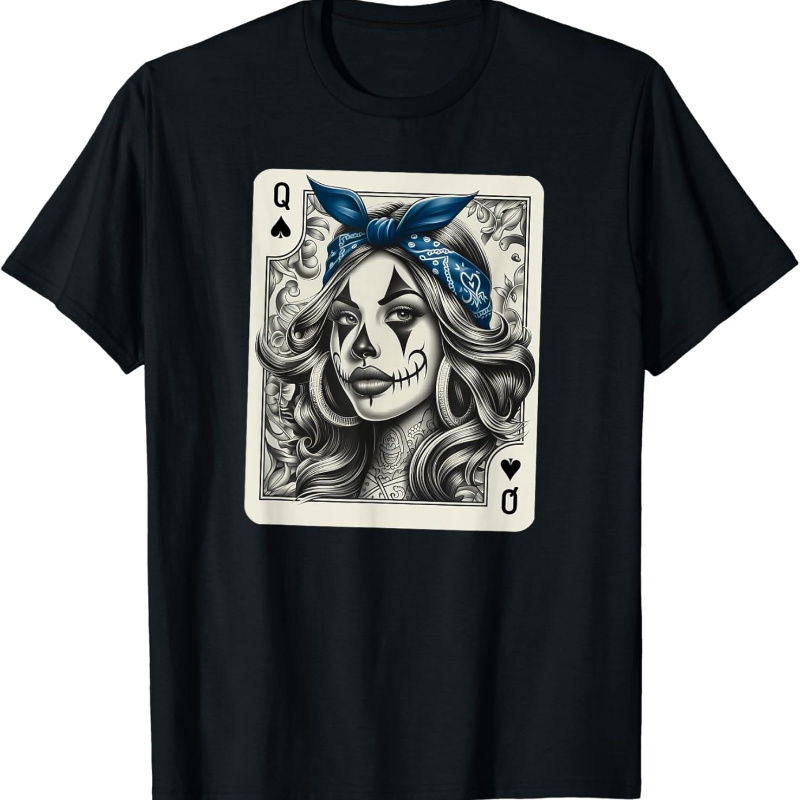 

Chicano Shirt Camisa Cute Chicano Tattoo Art Clown T-shirt