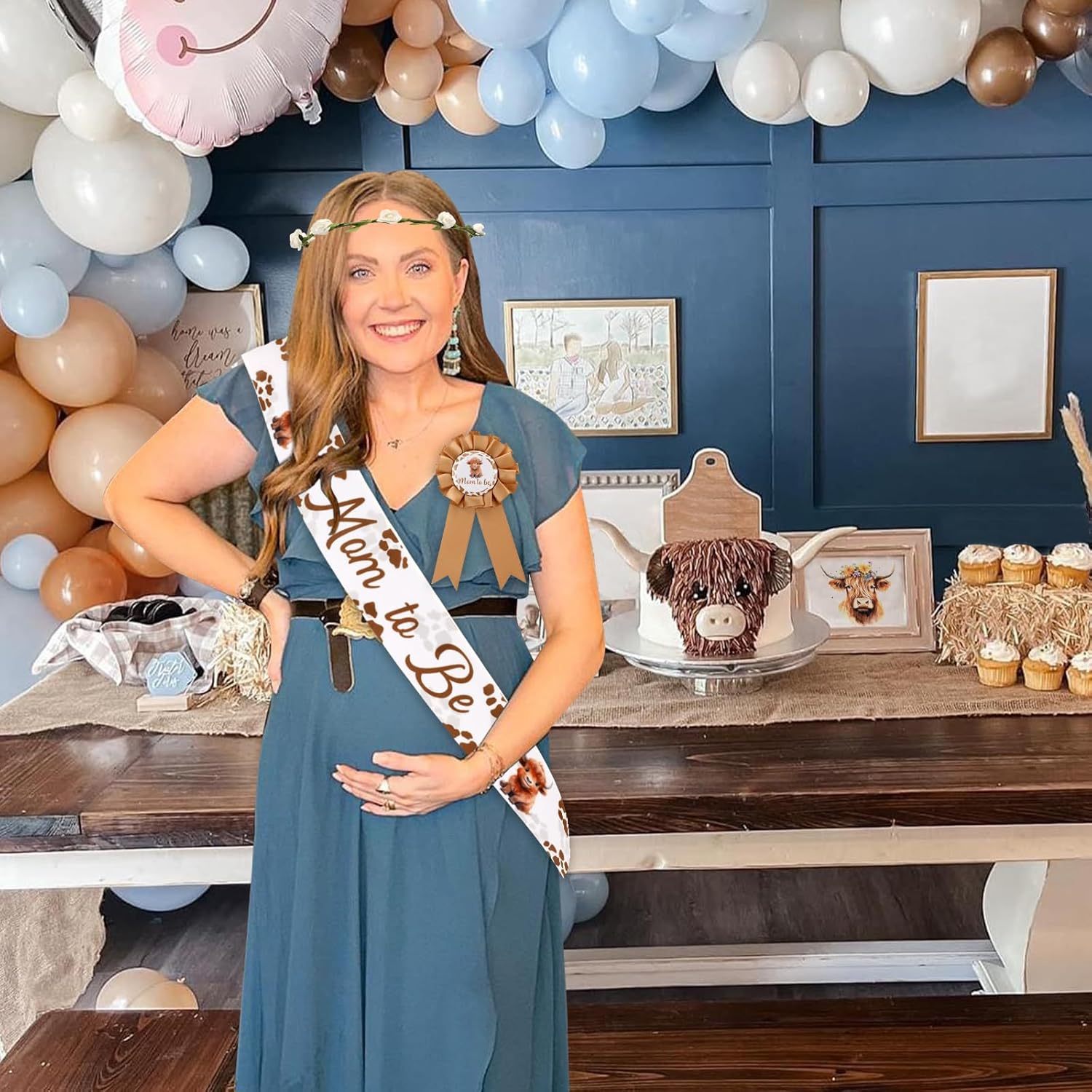 kit embarazo temático vaca altas Temu Mexico