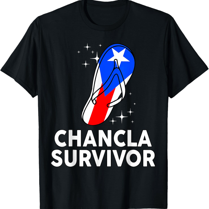 

Puerto Rico Chancla Survivor Rican T-shirt