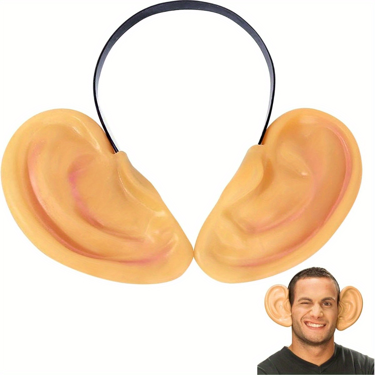 

Giant Novelty Oversized Ears Headband - 1pc Comedy Jumbo Ear Costume Accessory For Fairy Tale Themes, Book Week, Dress-up Parties & Events - Durable, Easy-to-wear Party Supplies Without Electricity