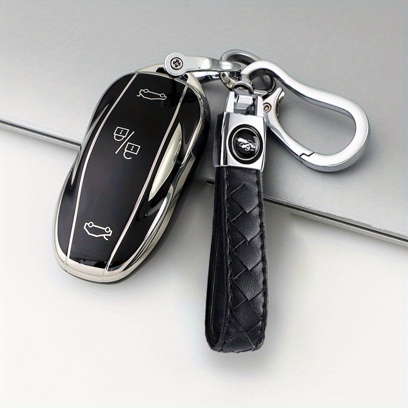 

Tpu Key Fob Keychain For Tesla S, 3, – Key , Keychain , Compatible Models Highlighted