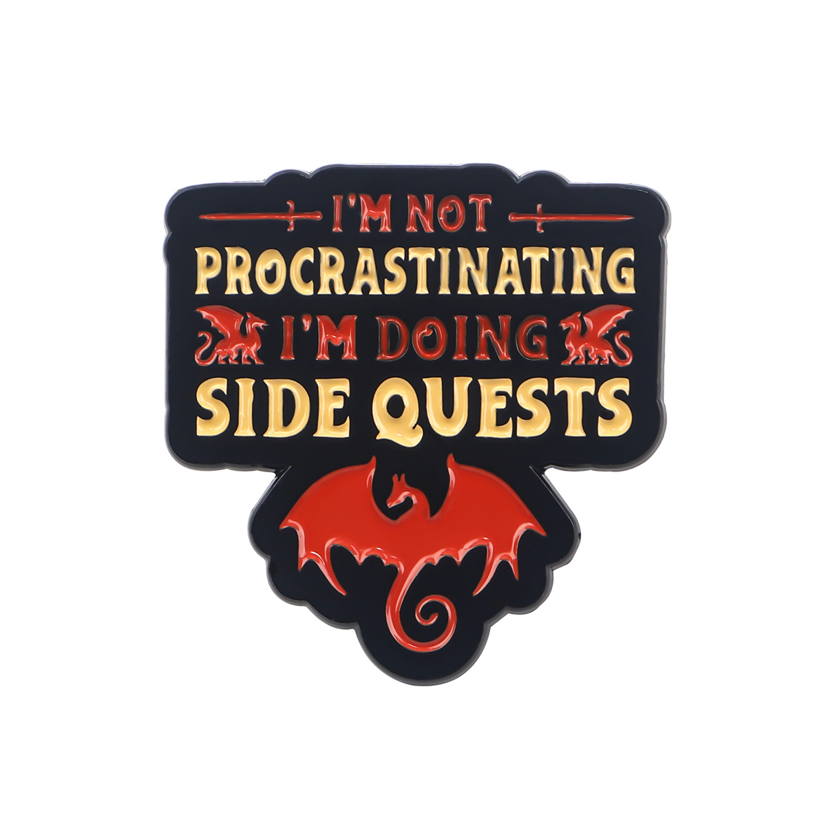 Dragon Enamel Pin Lapel Pin Backpack Badge - Men's Brooch - Accessories - Alloy Material