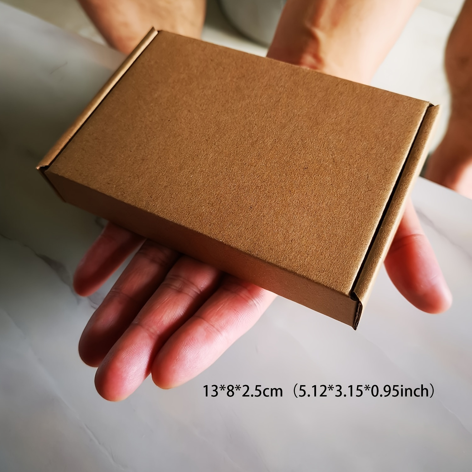 

10/100pcs Shunfeng Extra Hard Kraft Paper Aircraft Boxes - Small Square Paper Boxes For Gift Packaging And