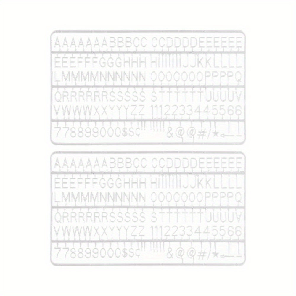 Image of Letter And Number Set For Felt Boards 2 Sets, 3/4 Inch Letters For Felt Letter Boards For Message Boards Felt Letter Board