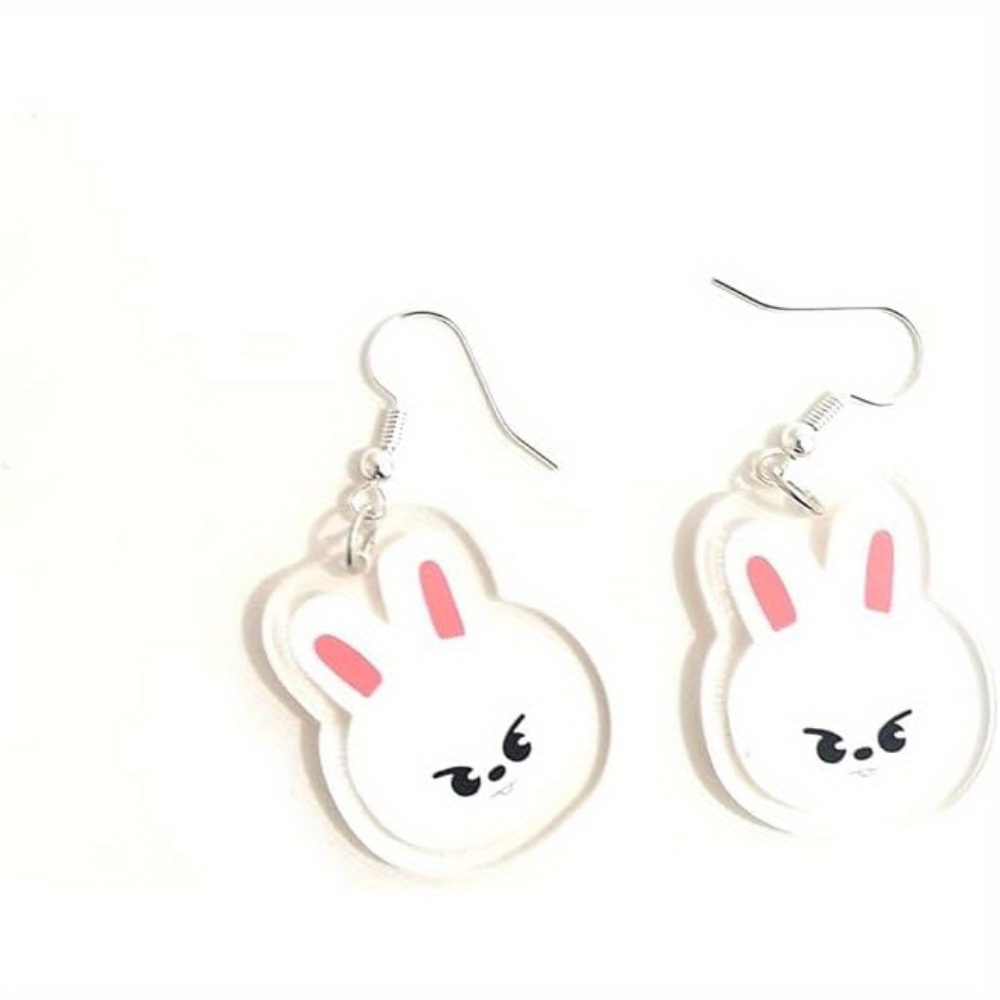 Kpop SKZOO Animals Images Earring Ear Stud Birthday Gift for Hyunjin Felix Banchan lee Know details 8