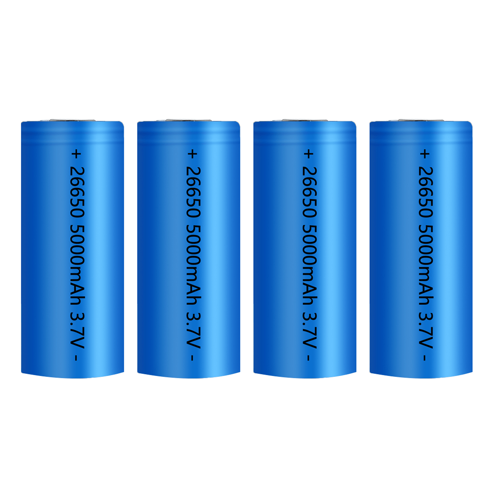 סוללת ליתיום נטענת 26650 3.7V 5000mAh לפנסים, פנסי ראש, תאורת שמש ואלקטרוניקה ניידת - נטענת באמצעות USB, עמידה בפני פיצוצים, בעלת קיבולת גבוהה, ללא פרטים 2