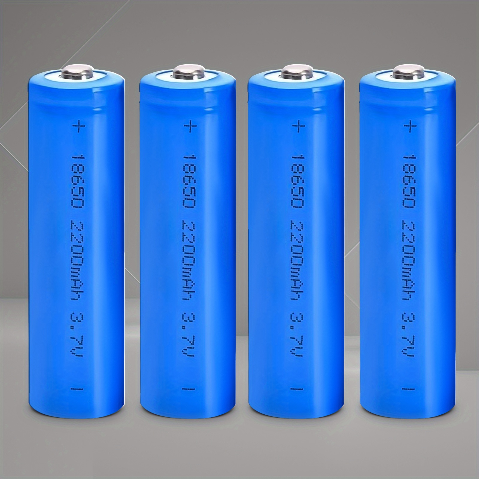 סוללת 18650 נטענת בקיבולת גבוהה 2200mAh - טעינה ב-USB, אידיאלית לפנסים, מאווררים, אורות סולאריים ופנסים - מושלמת לשימוש בבית או בנסיעות פרטים 3