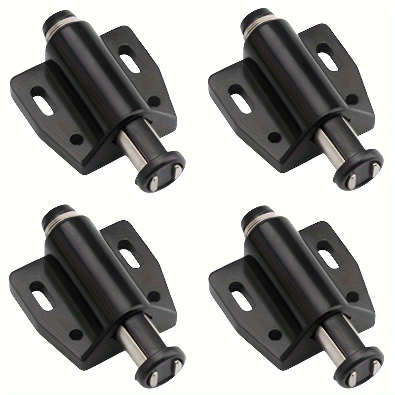 

4 Pieces Magnetic Cabinet Latch Set: Easy-to-install Door Magnets With Durable Plastic Construction, Suitable For Cabinets, Furniture, Cupboards, And Drawers