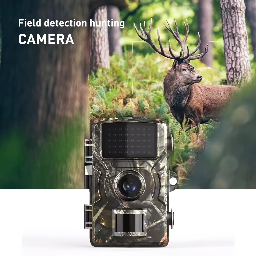 

Upgraded Hunting Camera With 2-inch Screen, Hd Wildlife Tracking Camera, Pir 393.7-inch, 0.8-second Trigger Motion Activation For Outdoor Wildlife Surveillance Camouflage