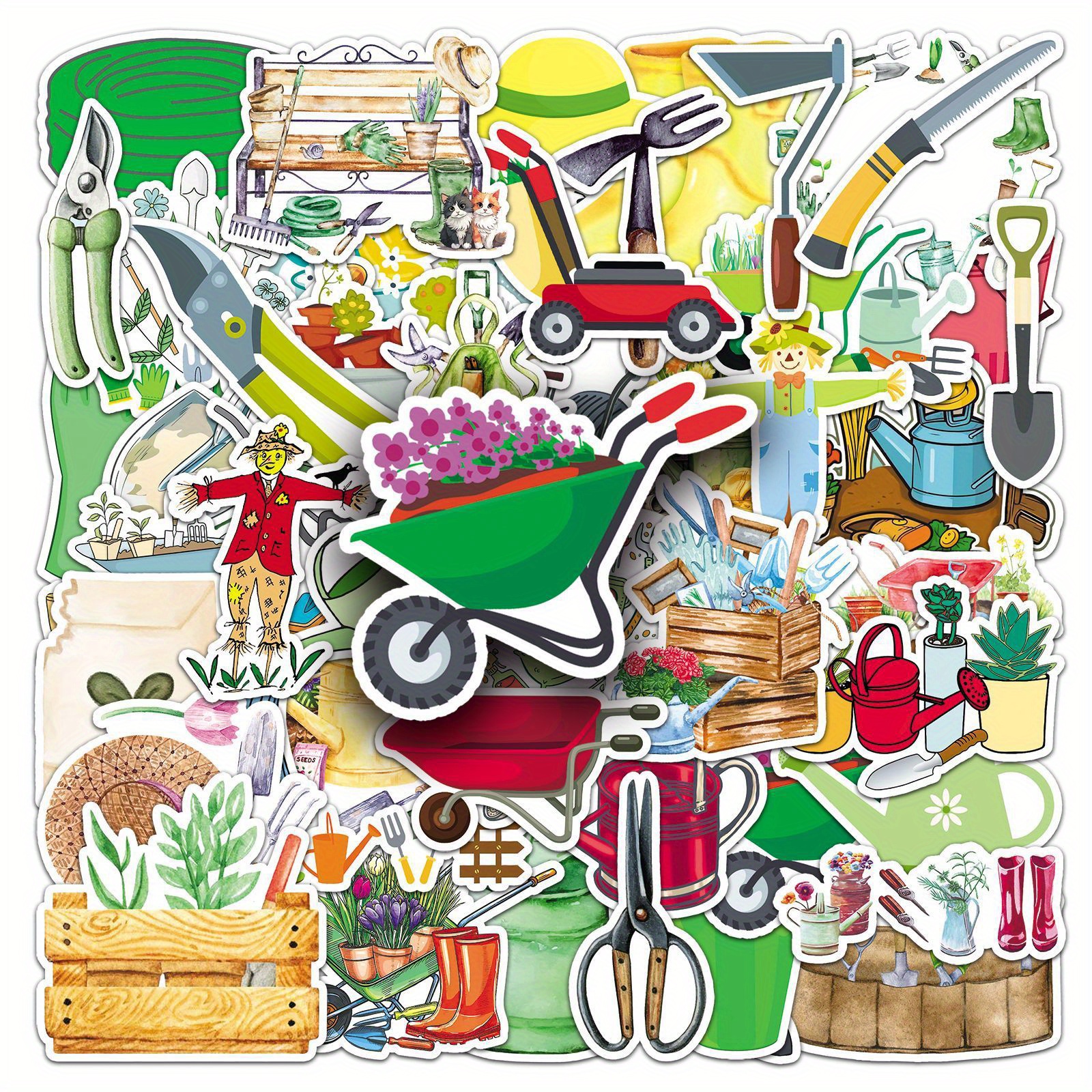 garden stickers sold on Temu United States