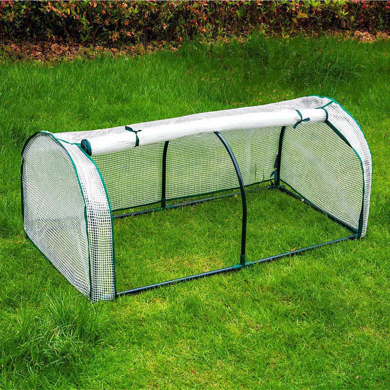 

Plant Greenhouse With 2 Mesh Windows, Pe Cover, Rope For , Ideal For Outdoor Gardens, Plants, And Flowers