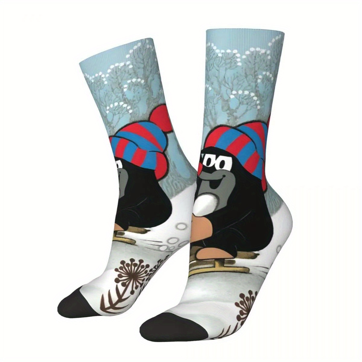 

Men's Novelty Cartoon Mole Socks - Breathable, Comfortable Polyester & Elastane , Outdoor Activities | Idea