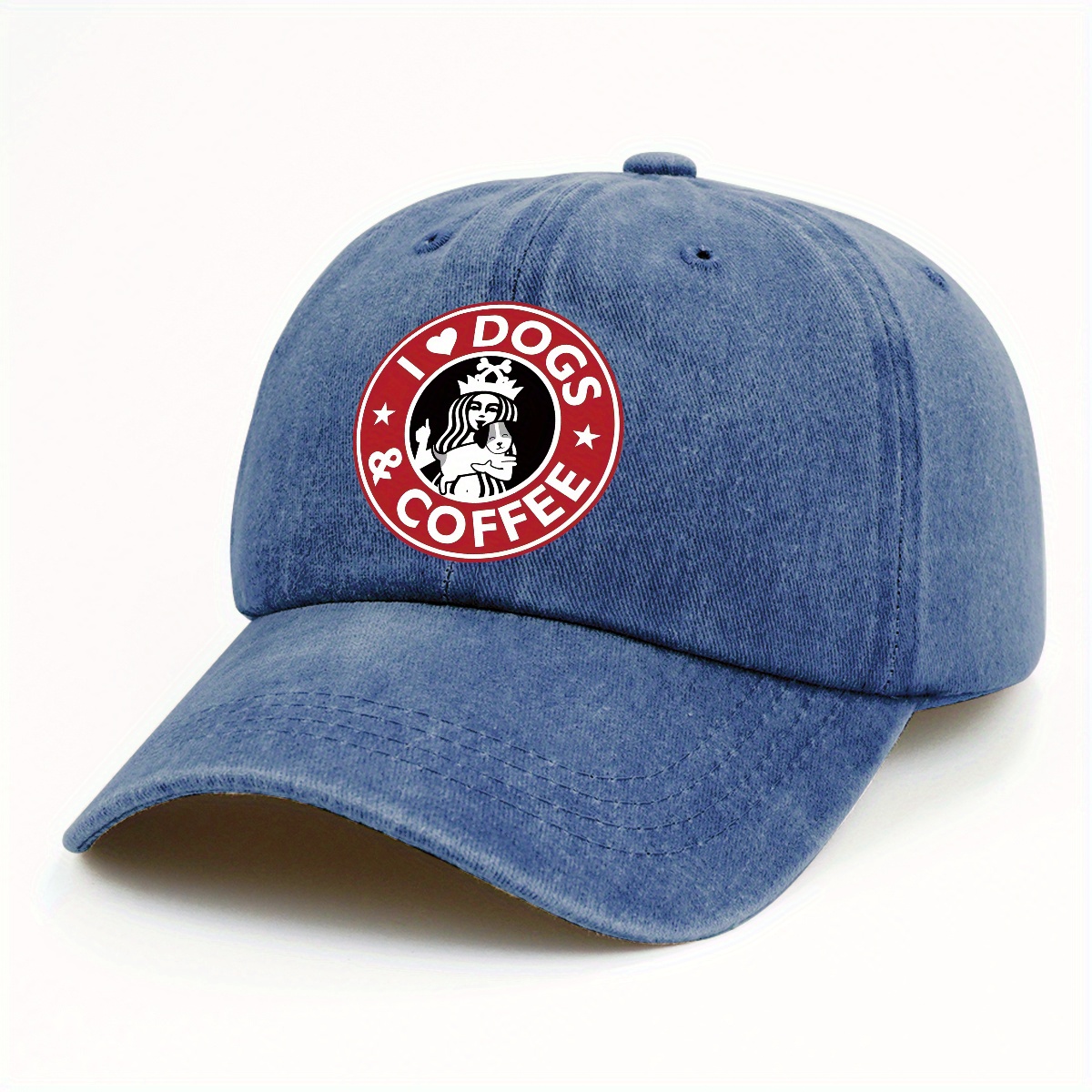 

& Coffee" Adjustable Cotton Baseball Cap, Casual Style, Unisex, Multiple Colors Available